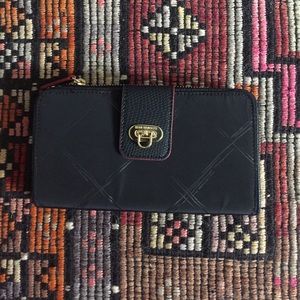Vera Bradley “Preppy Poly Wallet” Black
